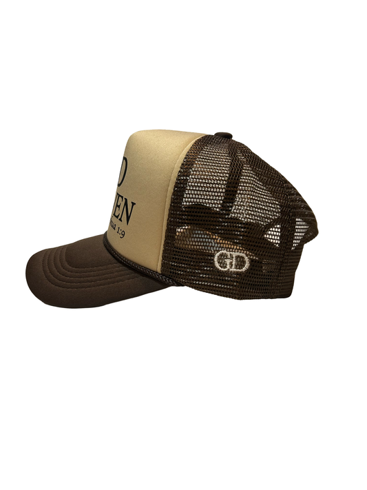 Brown/Tan Trucker Hat